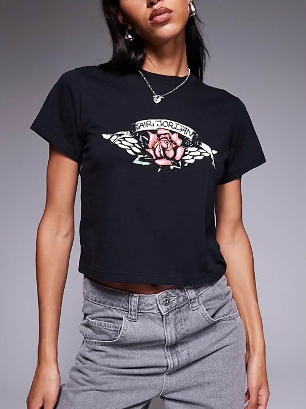 Nike Air Jordan Flight Graphic T-Shirt Black